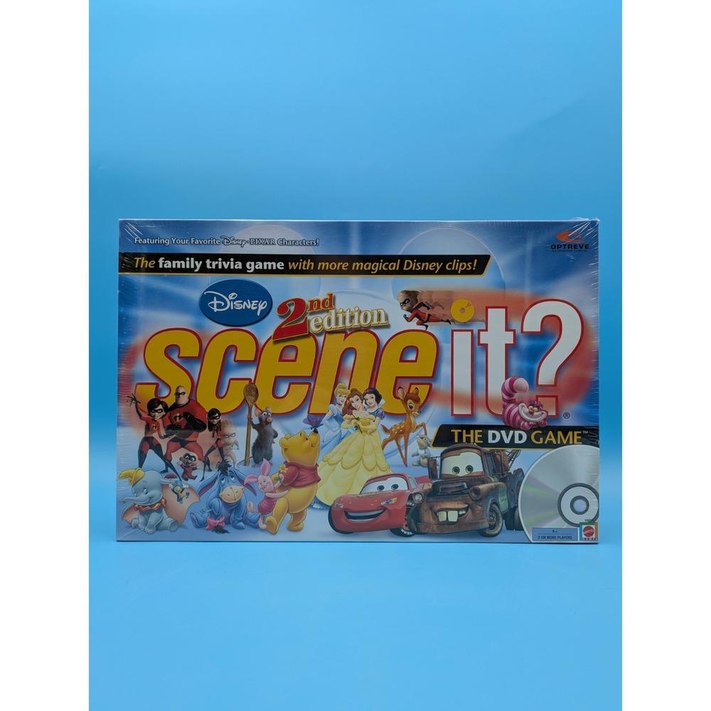 Disney 2nd Edition Scene It? DVD Game Trivia Game Mattel 2007 NEW SEALED